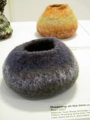 Dreaming all the time's felted pods