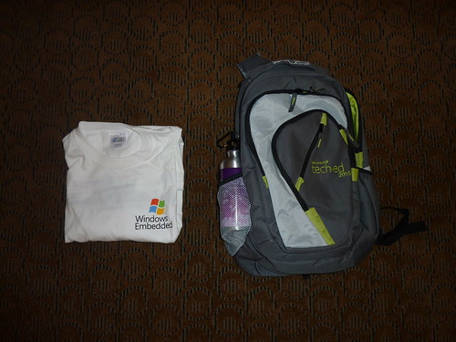 Swag from Day 0 of TechEd 2010
