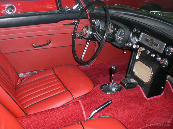 New interior, 1967 MGB GT
