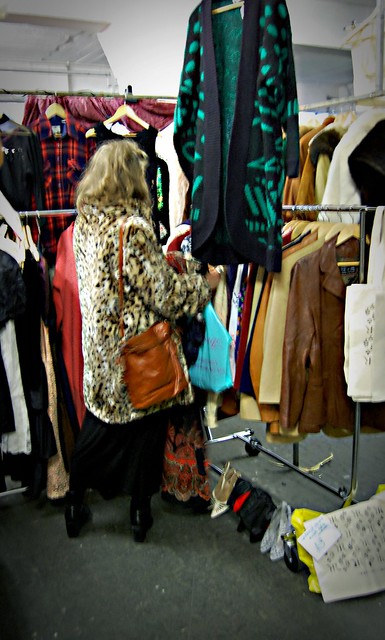 in our stand, fur coat 