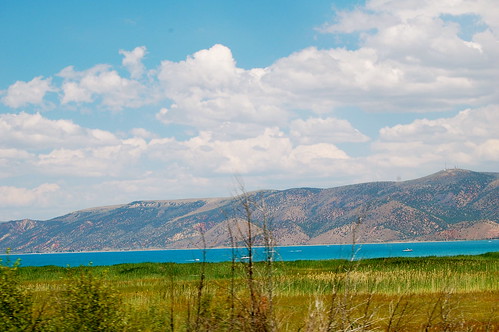 Looking out on the Southern end of Bear lake