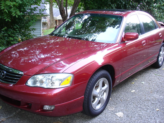 2001 red car mazda millenia