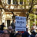 APEC07 placard reject bush on character grounds by Amy McDonell