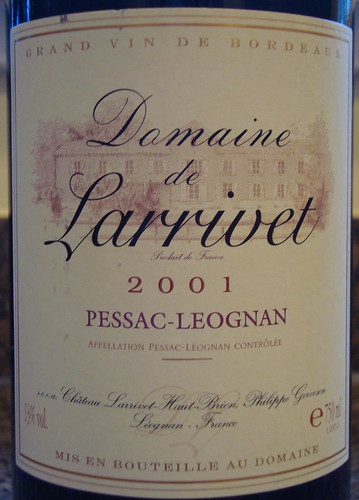 2001 Domaine de Larrivet