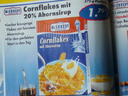 Cornflakes with Maple Syrup