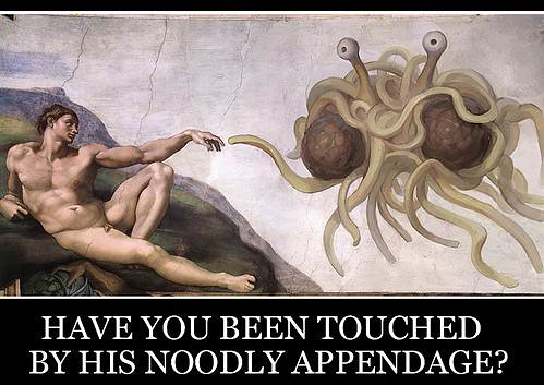Flying Spaghetti Monster by goggle5.