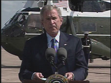 Bush reacts to Gonzales resignation