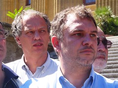 Lirio Abate e Peter Gomez - 8 settembre 2007, Palermo - Foto di Calogero Giuffrida