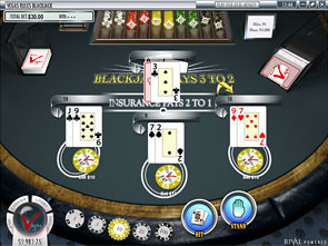 Vegas Rules Multi-Line Blackjack