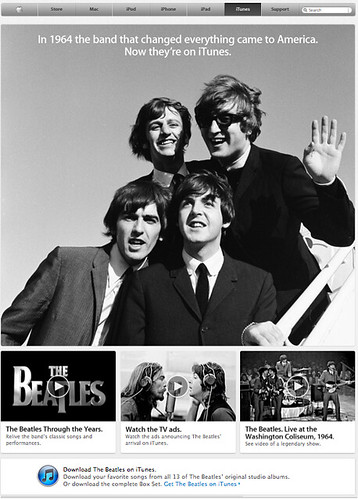 Beatles on iTune