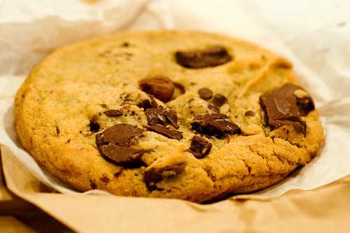 triple chocolate chip cookie