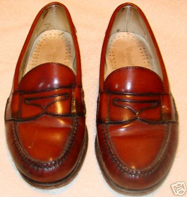 penny loafers with pennies. of Bass penny loafers that