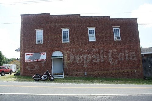 Ancient Pepsi-Cola billboard - Rural Hall, NC