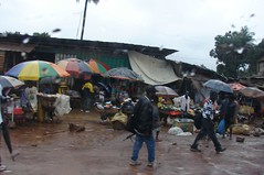 Shopping market in Liberia