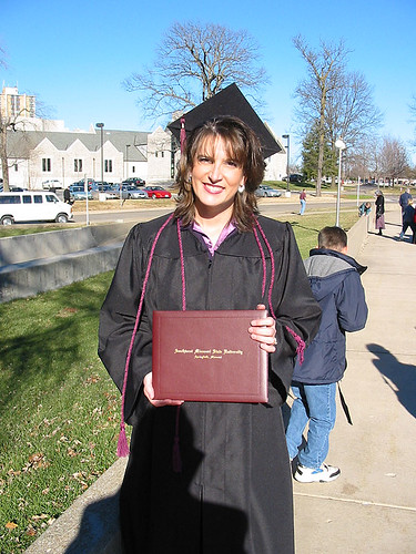 Graduating from College - 2003