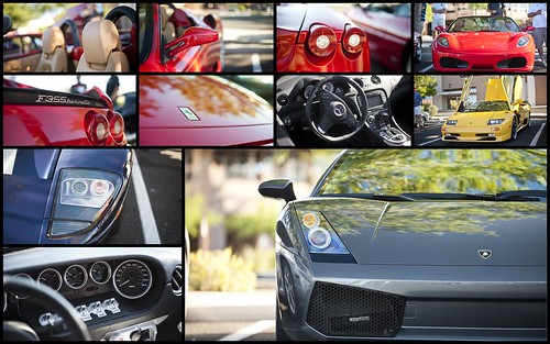 Cars and Coffee Collage