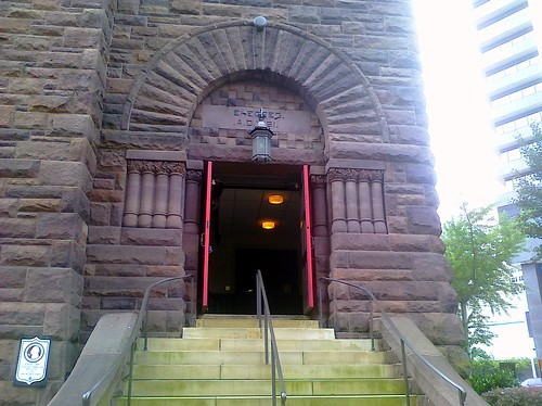 Front door - First Church Birmingham. acnatta/Flickr