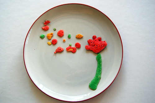 Pancake Art for Flower