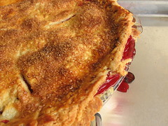 Double-Crust Deep Red Raspberry Pie