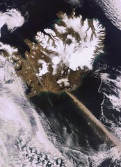 ESA image of Eyjafjallajökull