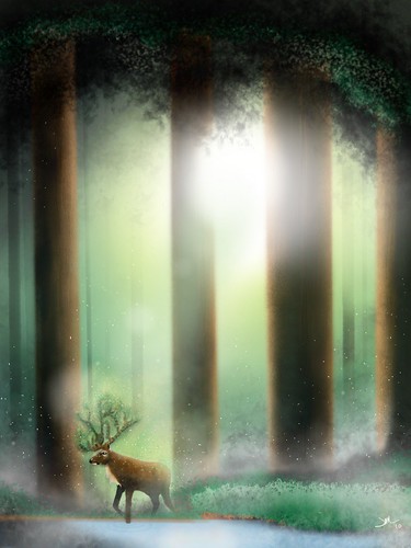 princess mononoke forest spirit. The Forest Spirit (or Deer God