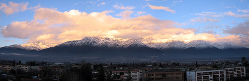 Panorama of the Andes range