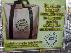 Go green with reusable bags