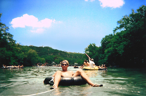 guadalupe river floating. Doug floating the Guadalupe river. Growing up in Texas was a blast.