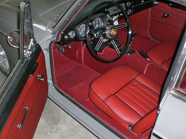 New interior, 1967 MGB GT