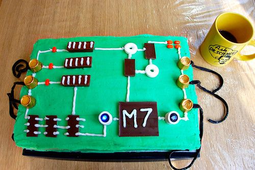 circuit board cake