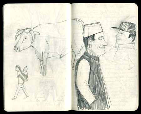 Nepal Sketchbook by ardillustration