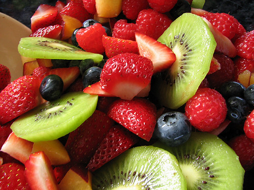 Fruta en el desayuno
