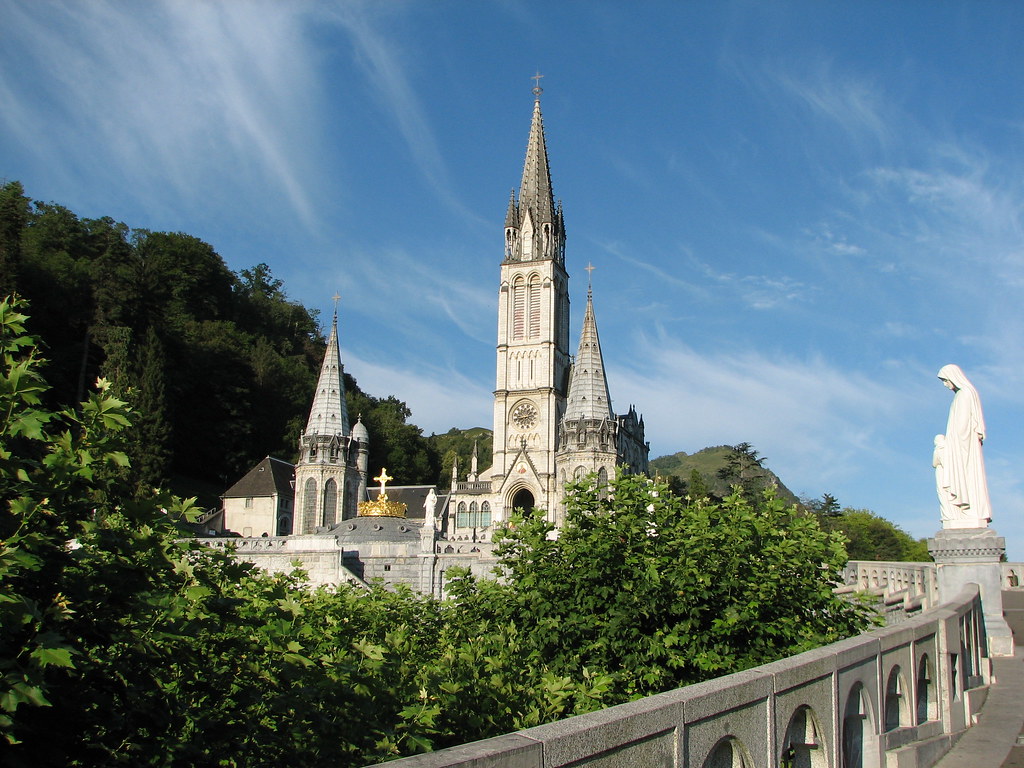 The Upper Basilica of Lourdes