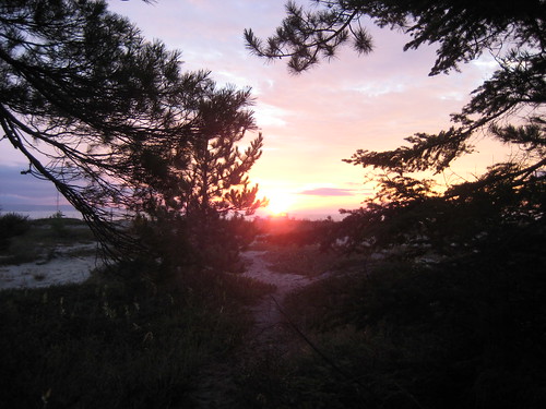 South Manitou Island sunrise before rain 1