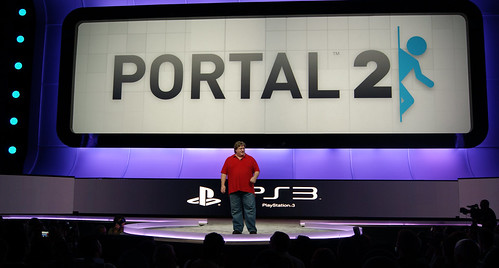 Gabe Newell for Portal 2 at E3 2010