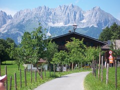 Wilder Kaiser Mountains from Kitzbuhel, Austria