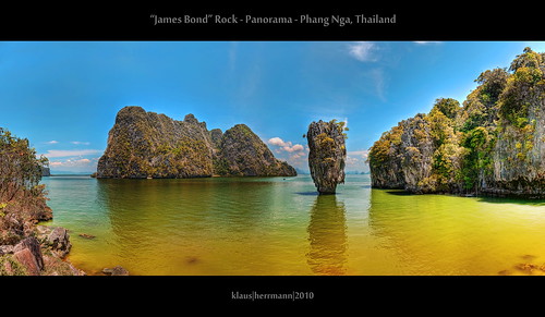 “James Bond” Rock - Panorama - Phang Nga, Thailand (HDR)