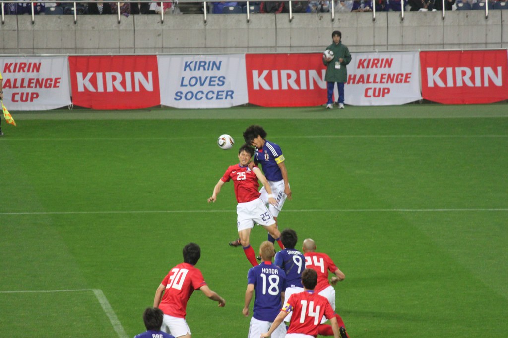 Japan vs. Korea soccer game May 24th, 2010