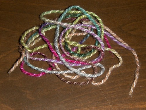 Yarn left from Grasshoppers