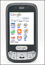 Conceptualisation Of Google's Mobile Phone Handset - GPhone