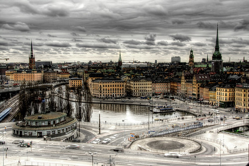 View of Stockholm. Sweden. Vista de Estocolmo. Suecia.