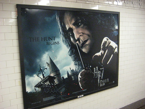 alan rickman harry potter poster. Harry Potter Seven Billboard