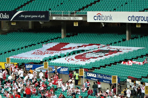 Dragons Fans Huge banner display by