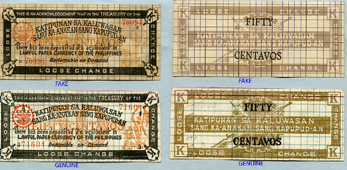 Fake Philippine Guerrilla currency