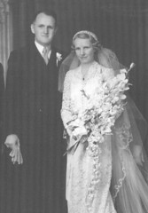 Gladys and Ted at their wedding