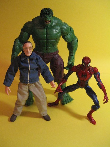 Stan Lee, Hulk and Spider-man