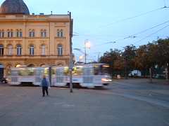 Tram at Dusk