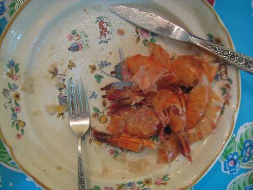 shrimp boil remains