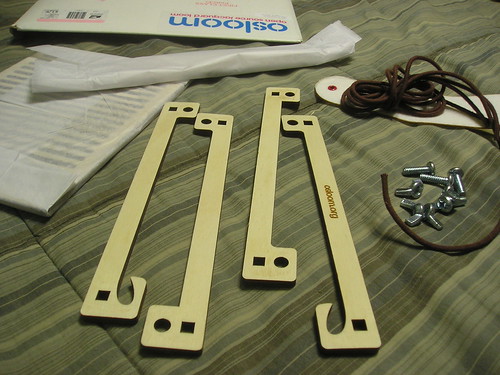 Laser-cut backstrap loom from OSLoom