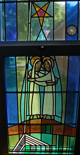 Mary visits Elizabeth Window